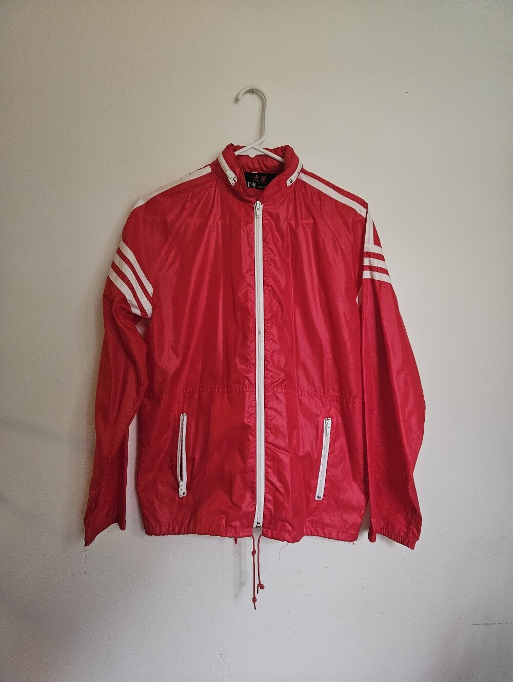 Windbreaker Jacket with White Trim